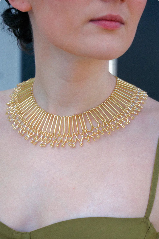 COLLAR | Bolitas Oro - Bybel - brand