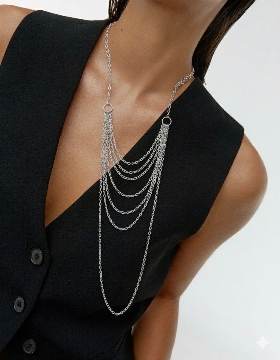 COLLAR CADENAS MULTIPOSICION - Bybel - brand