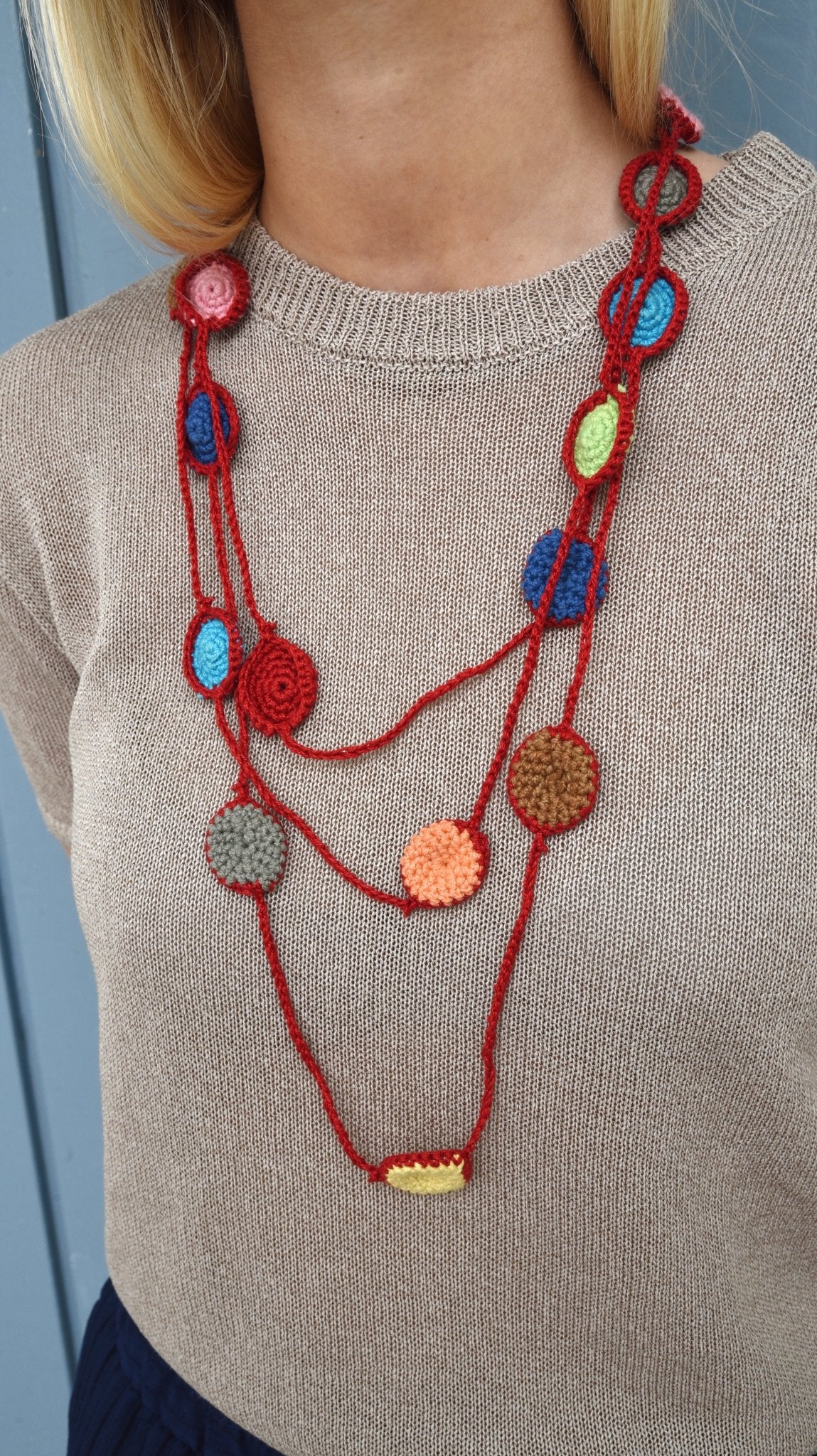 Collar Crochet Colores - Bybel - brand