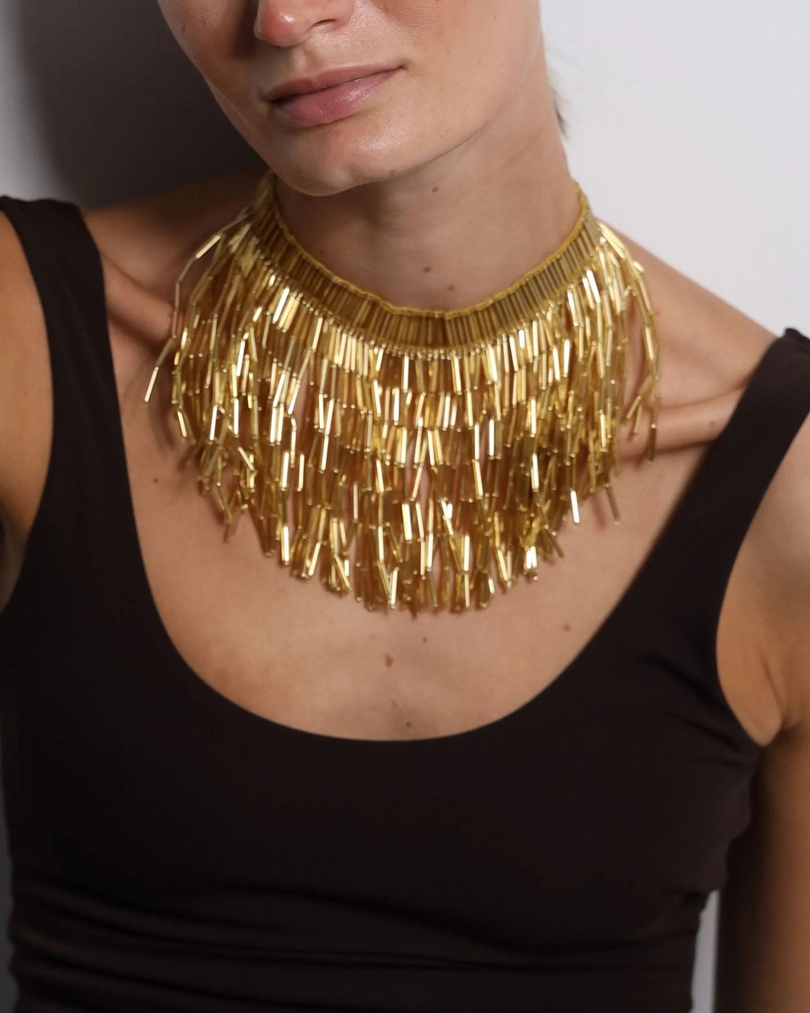 COLLAR ETNICO ORO - Bybel - brand