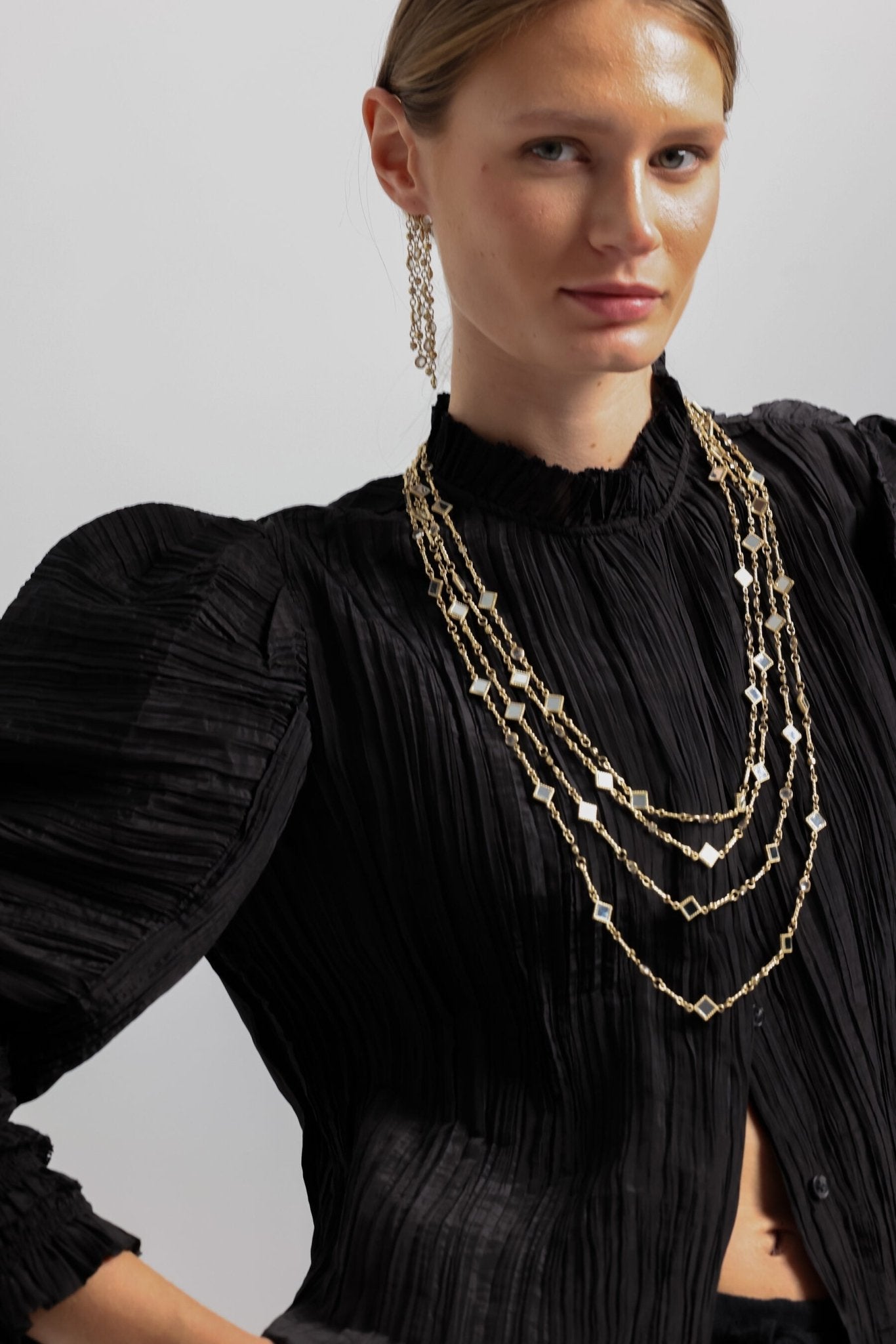 COLLAR LARGO ESPEJOS I The New Gallery - Bybel - brand