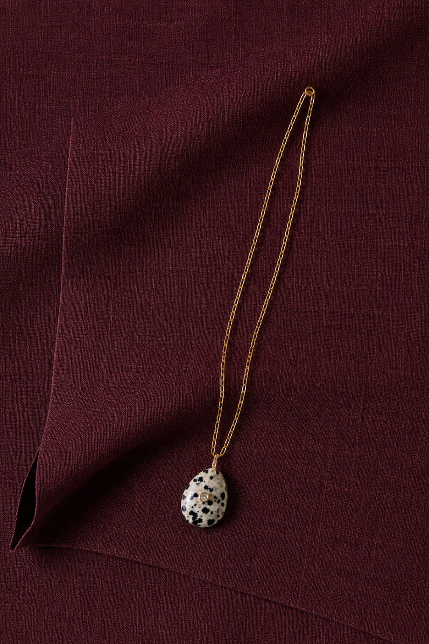 Collar Largo Piedra Mix