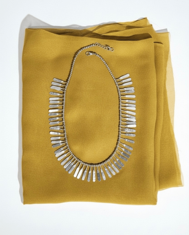 COLLAR PLACAS PLATA - Bybel - brand