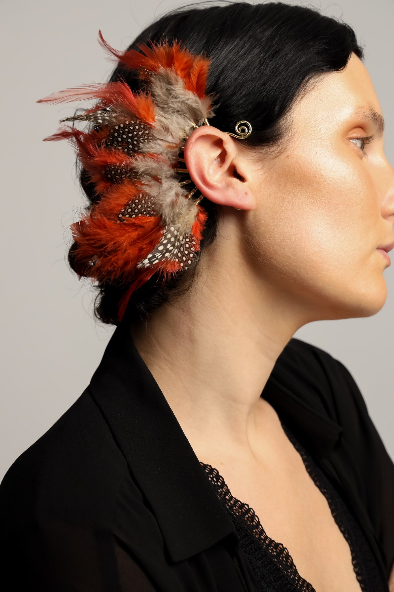 Ear Cuff Plumas