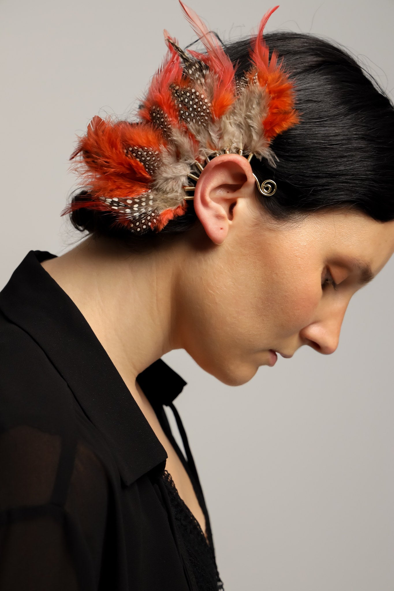 Ear Cuff Plumas