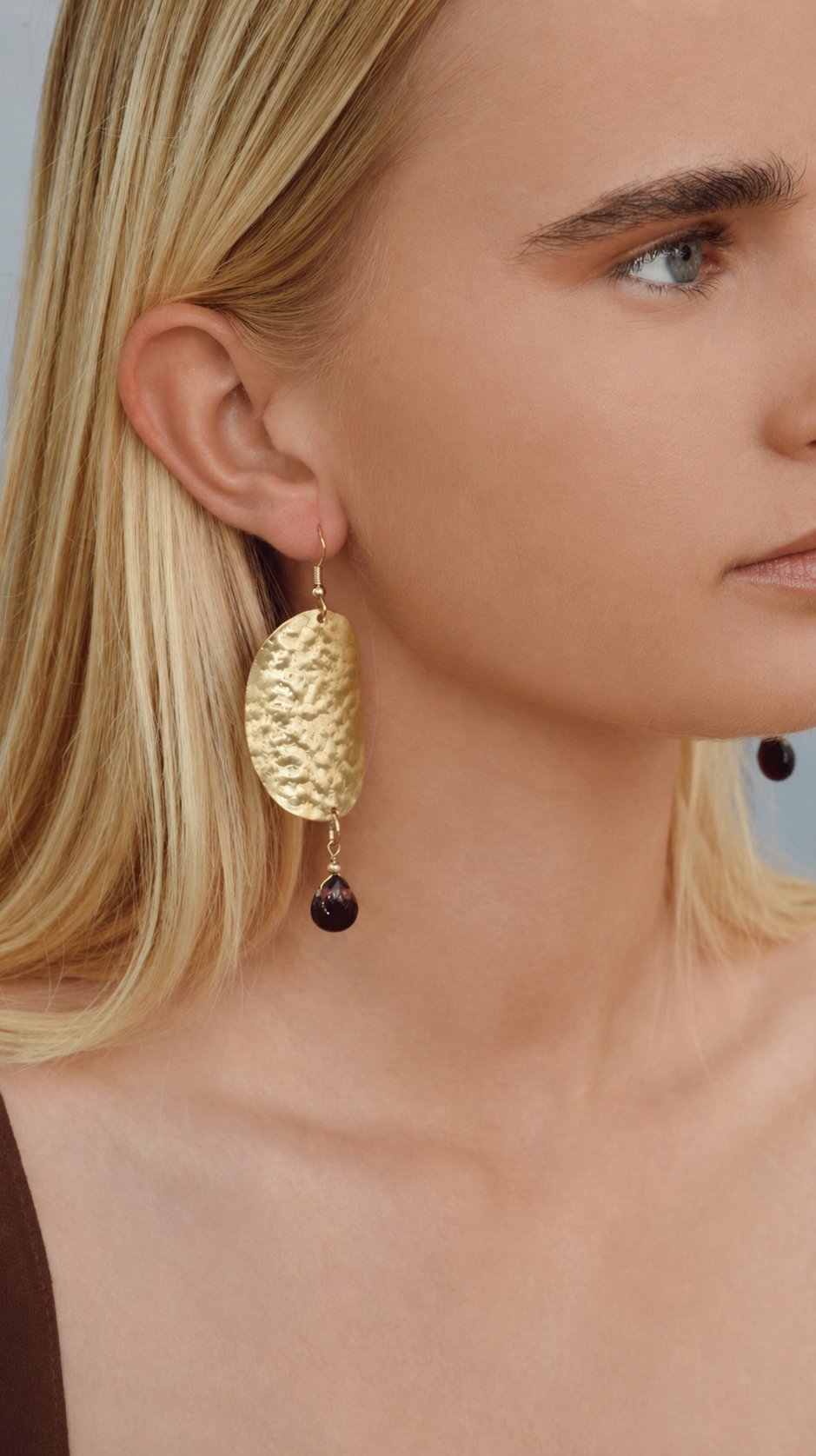 Pendientes Círculo Troquelado - Bybel - brand