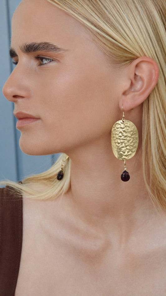 Pendientes Círculo Troquelado - Bybel - brand
