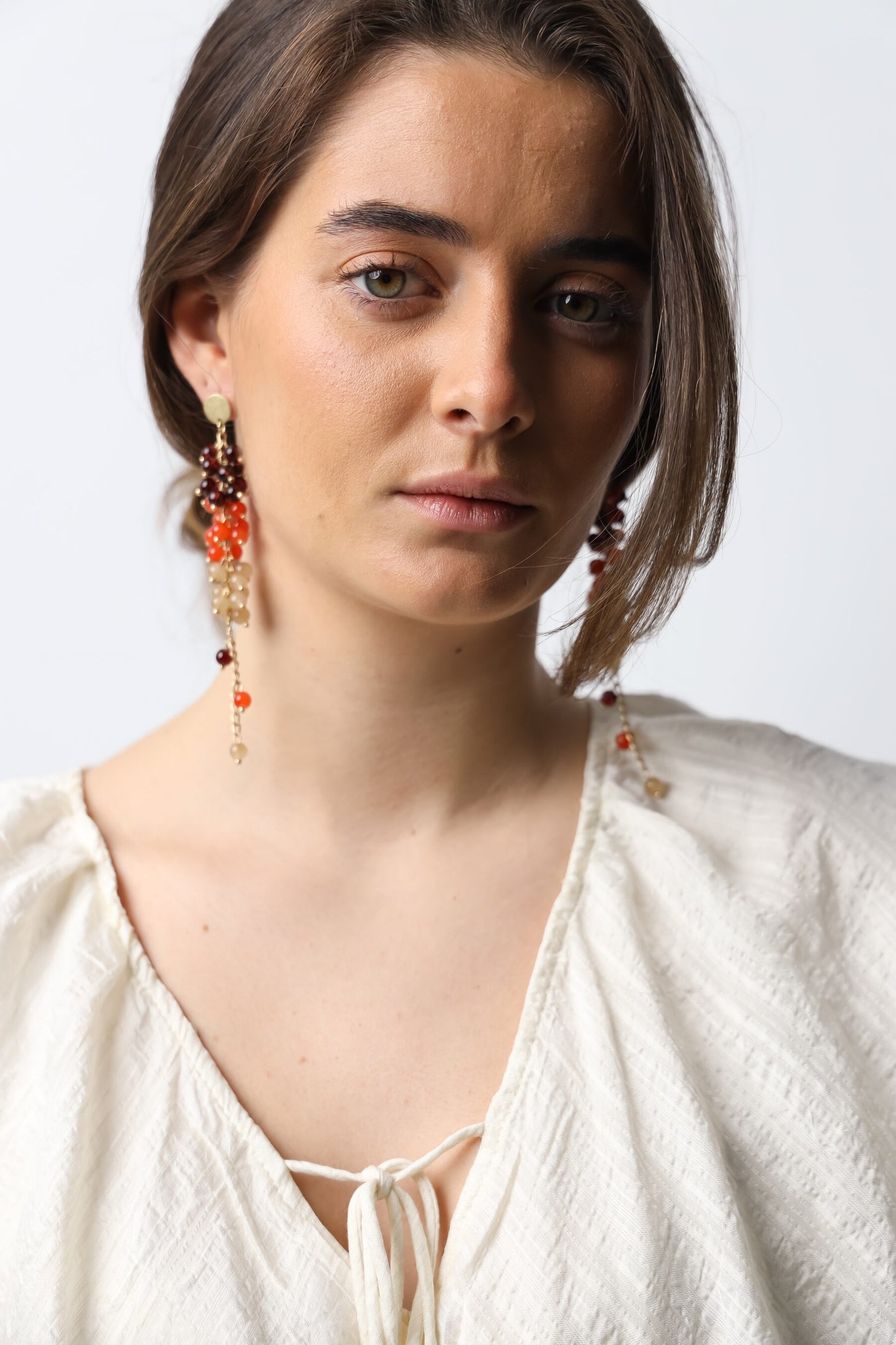 Pendientes Granadas Naranjas