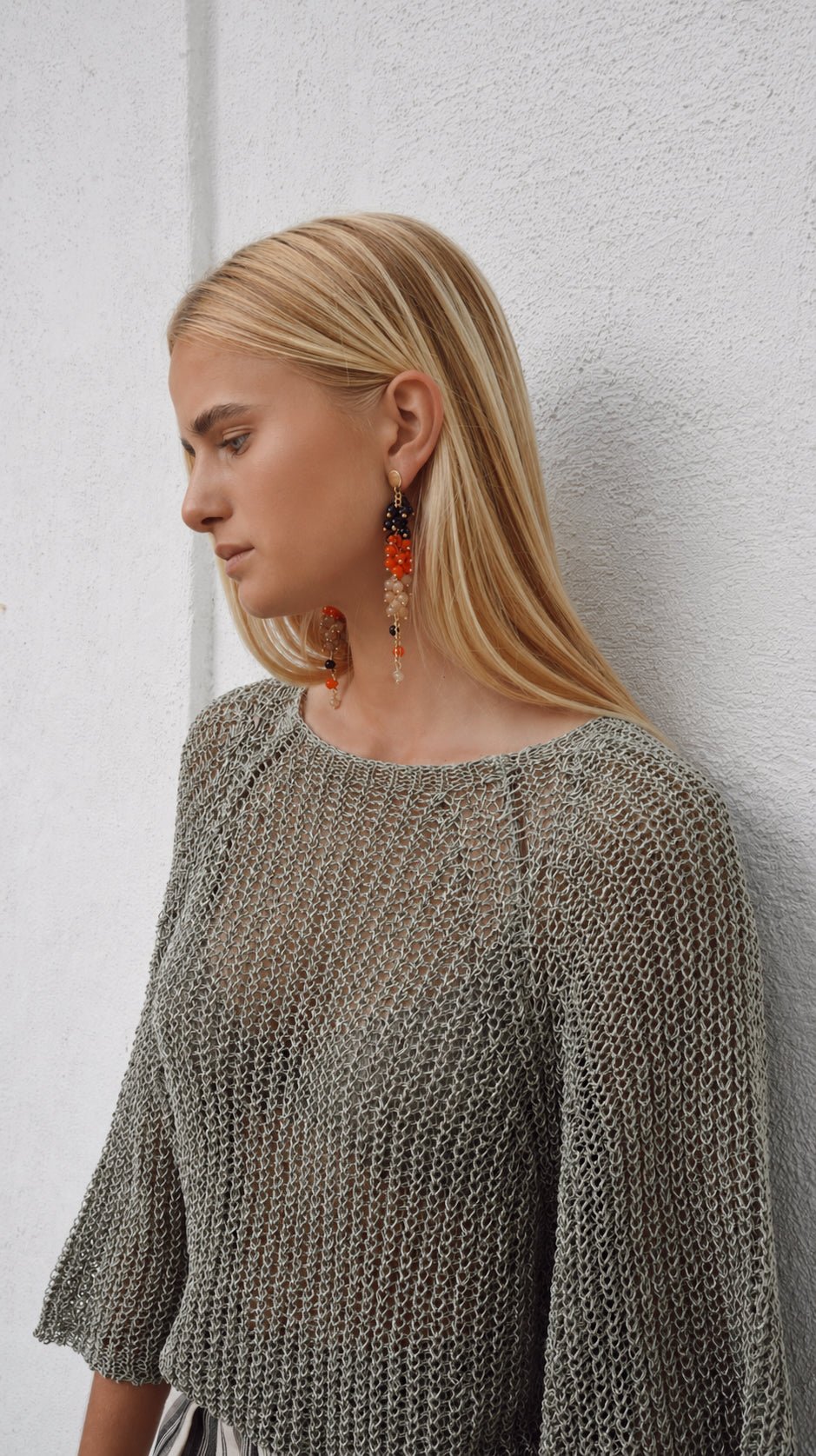 Pendientes Granadas Naranjas - Bybel - brand