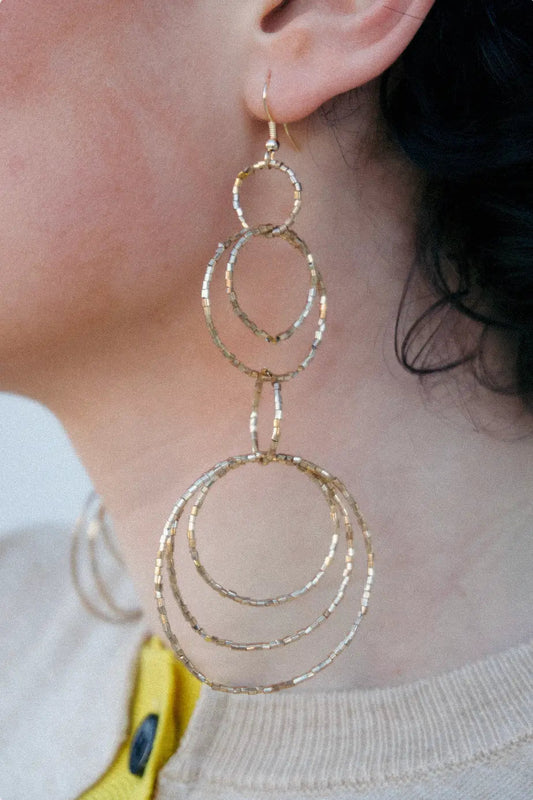 PENDIENTES I Disco Oro - Bybel - brand