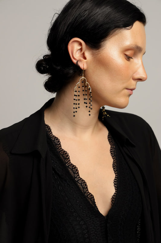 Pendientes Maxi Negros