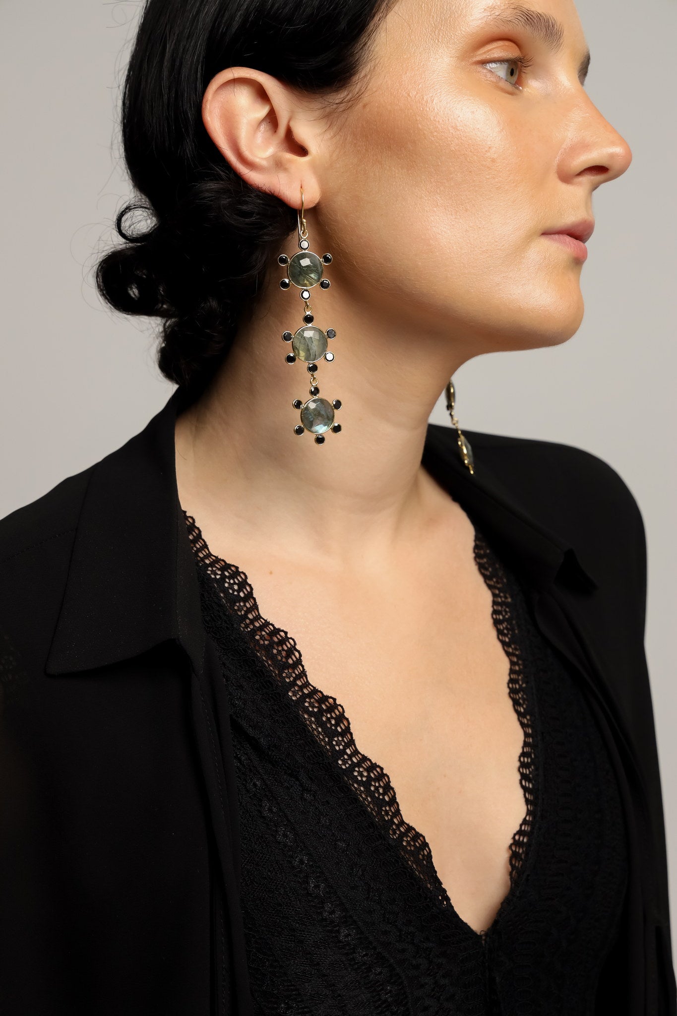 Pendientes Verdes Sol