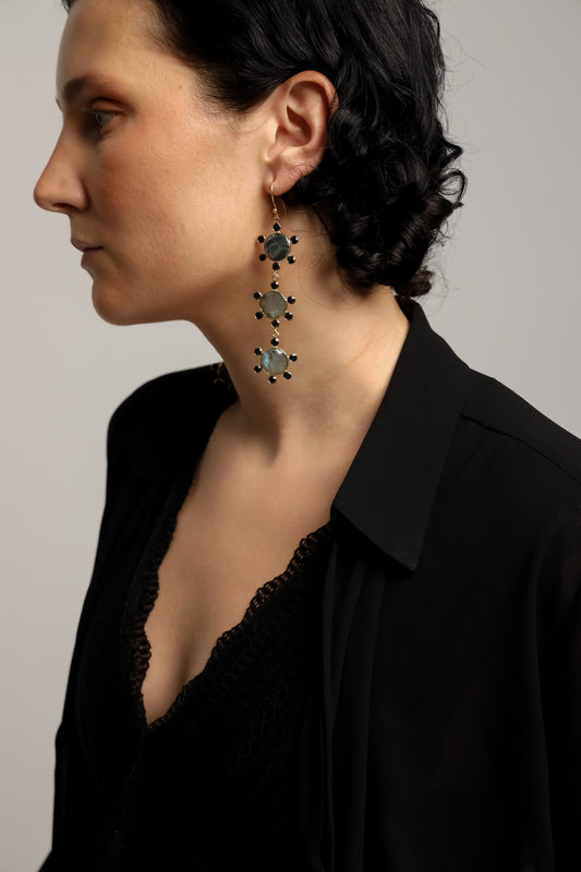 Pendientes Verdes Sol