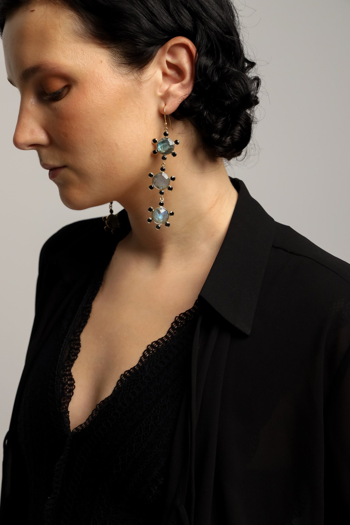 Pendientes Verdes Sol