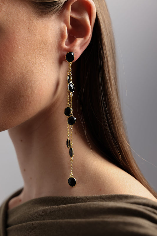 PENDIENTES CIRCONITAS NEGROS I The New Gallery