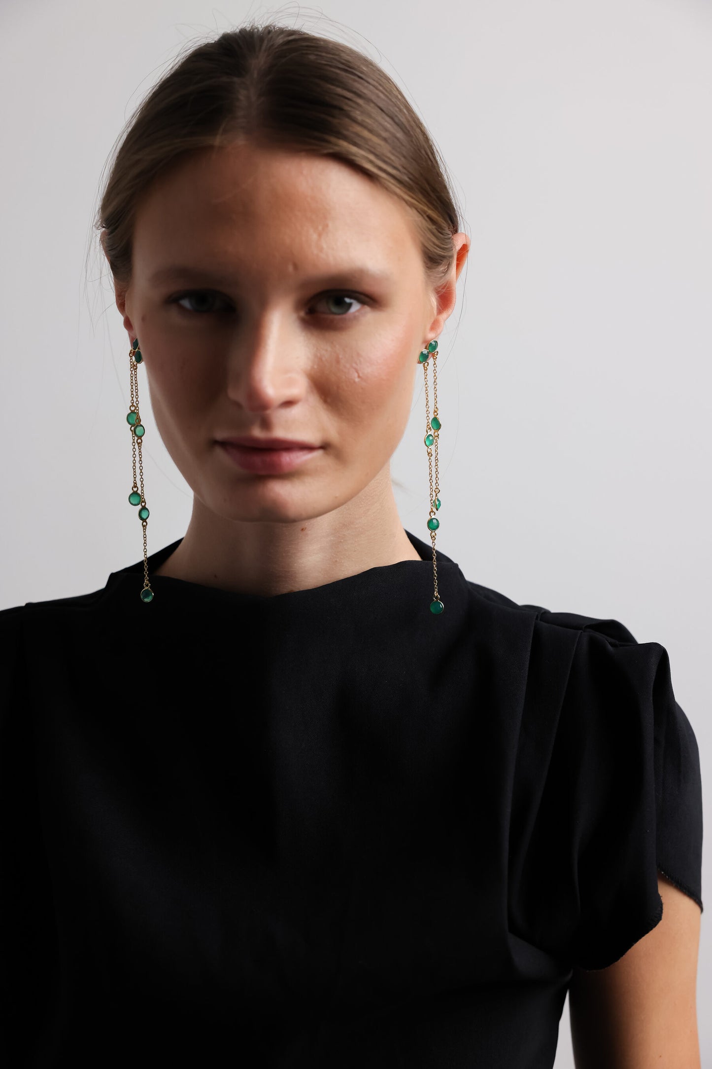 PENDIENTES CIRCONITAS VERDES I The New Gallery