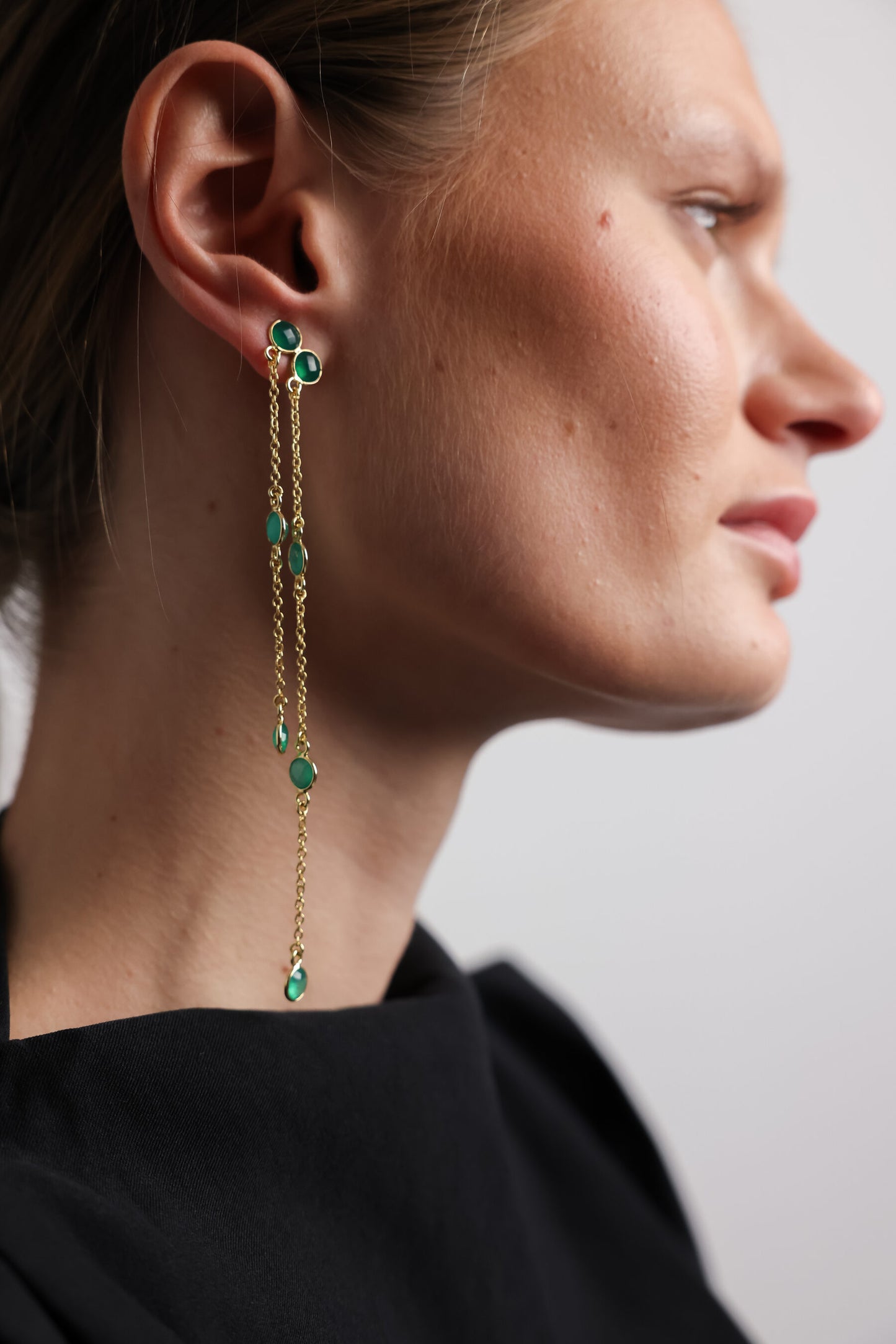 PENDIENTES CIRCONITAS VERDES I The New Gallery