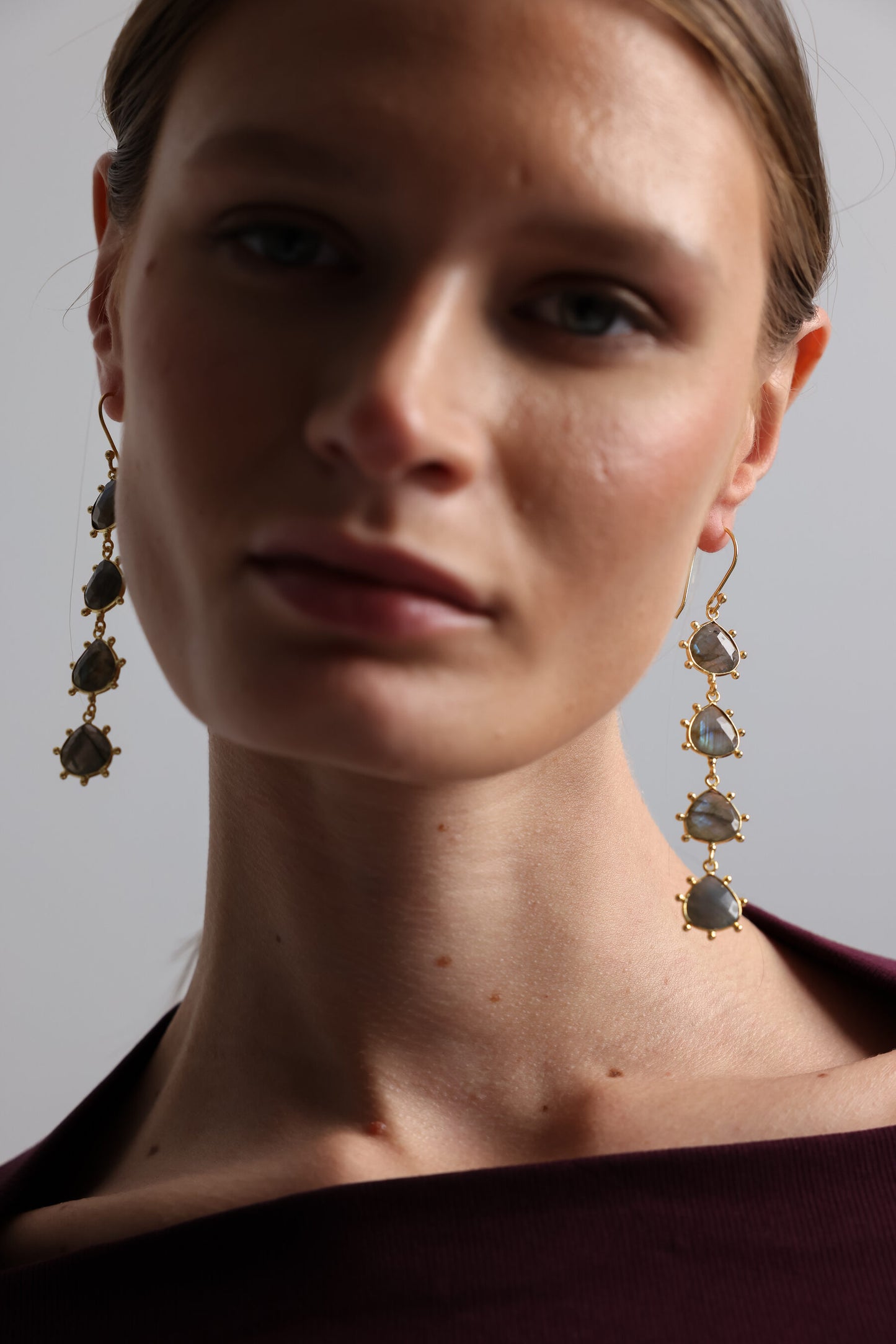 PENDIENTES GOTAS VERDES I The New Gallery