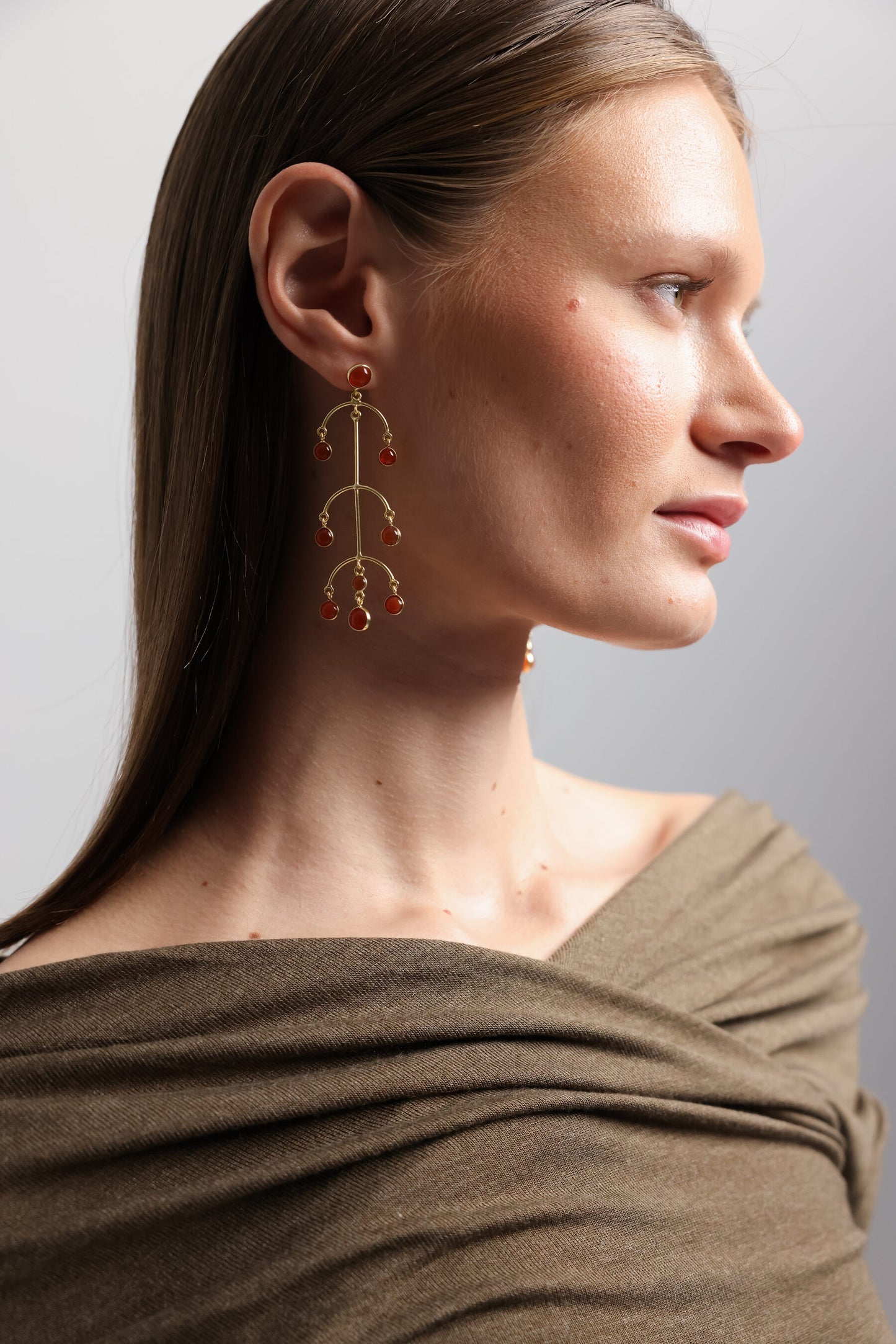 PENDIENTES RAMA NARANJA I The New Gallery